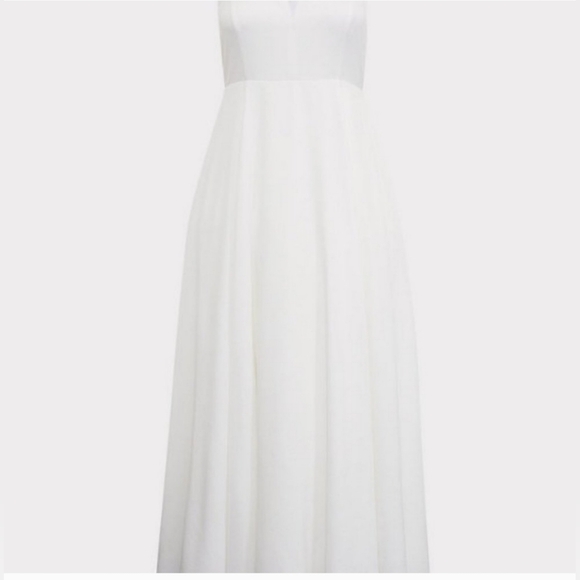 TORRID Special Occasion Ivory Jacquard Sweetheart Gown Size 16 - Picture 7 of 13